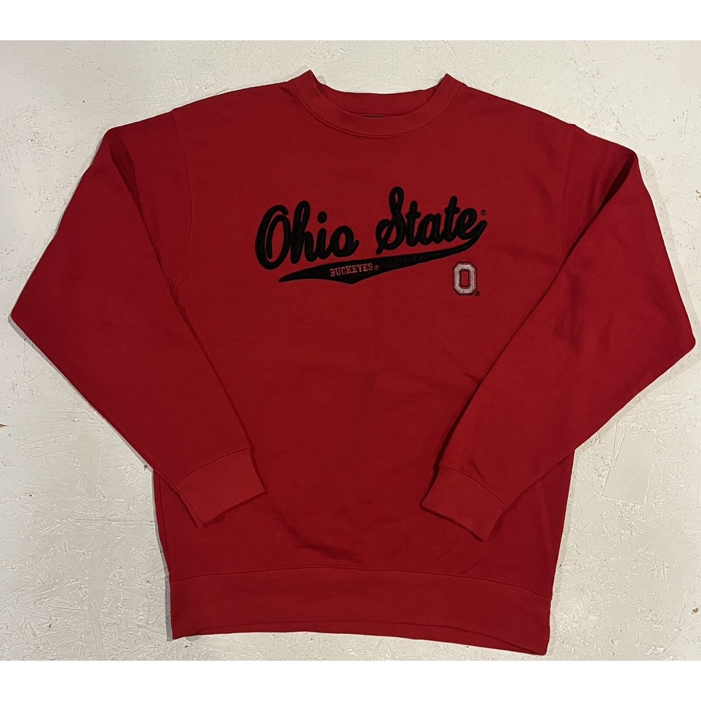 Vintage J. America Ohio State University Buckeyes Crewneck Sweatshirt Mens Large